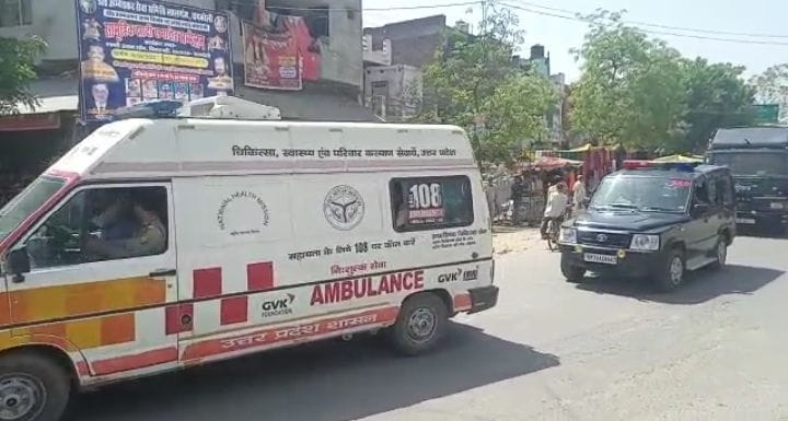 Mafia Mukhtar's convoy went to Lucknow under tight security