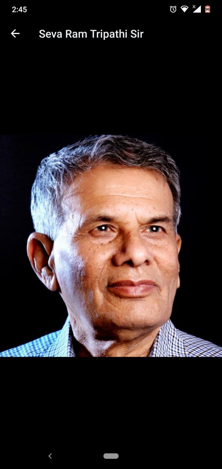 Pro Sevaram tripathi