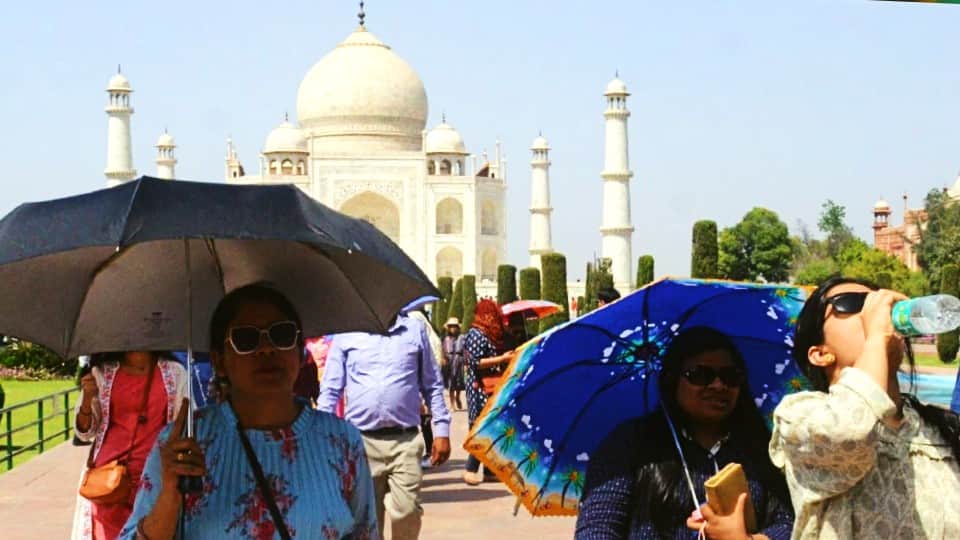Weather Update Maximum temperature in Agra reached 45 degrees Celsius