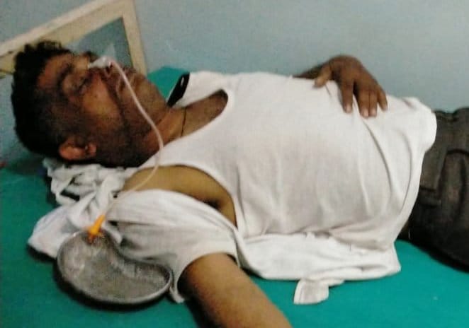 Panic of extortion, trader ate toxic substances, condition critical