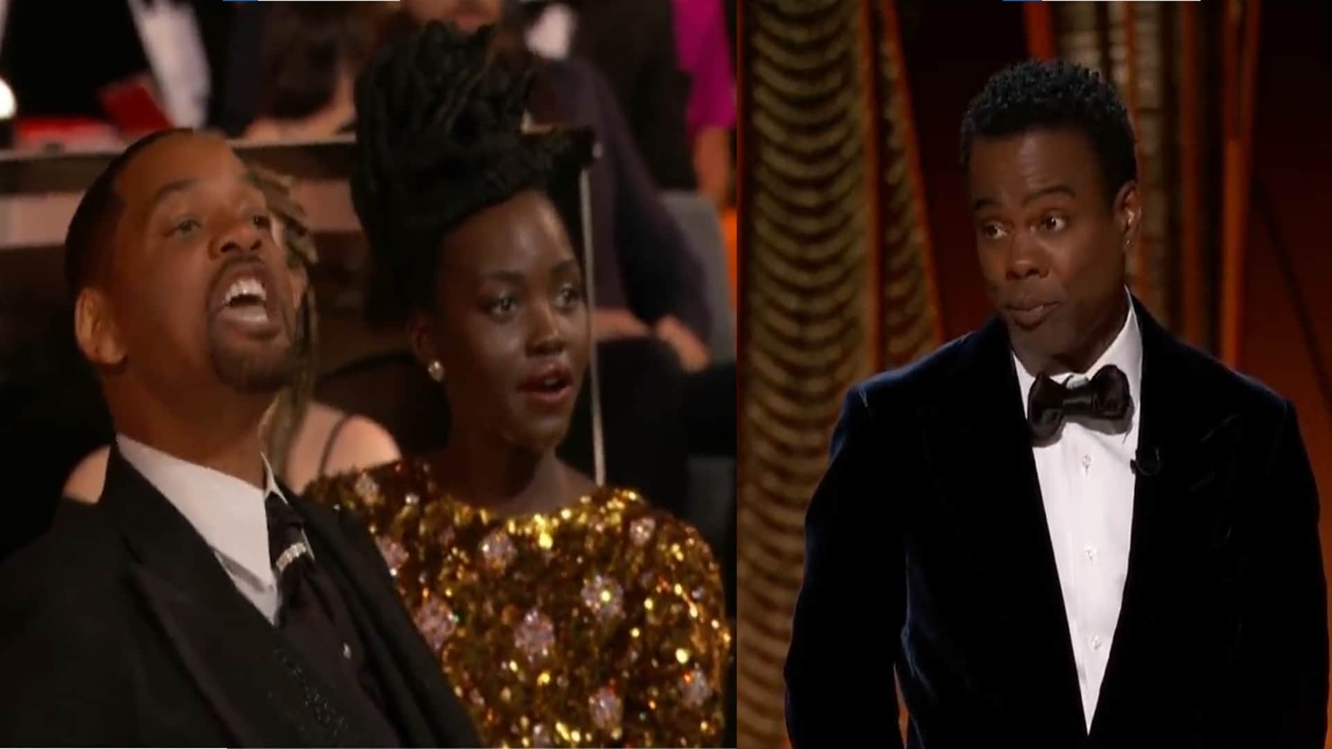 Oscars Awards 2022 Will Smith’s Oscar Night Punch Chris Rock krk react  Academy Awards