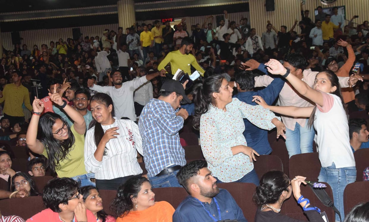 Pandit Nekiram Sharma College captured the overall trophy of Unifest