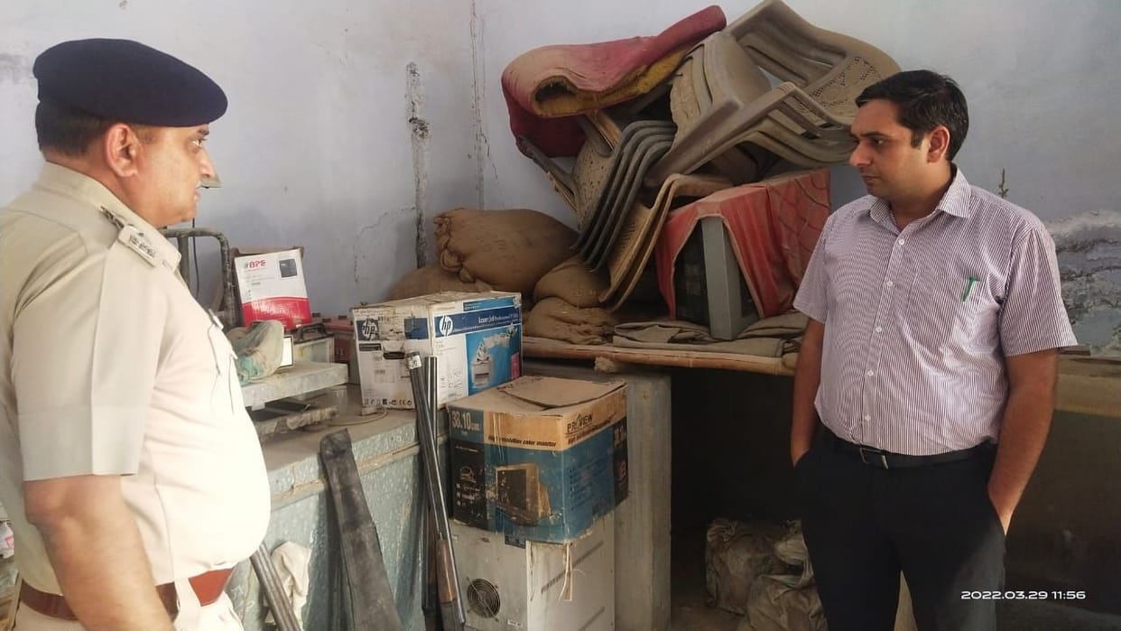 Deputy Commissioner inspected the Ellenabad grain market, wheat procurement will start from April 1