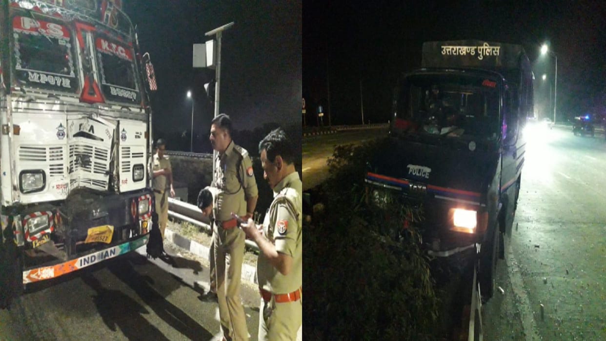 Baghpat News: A constable has died and seven people injured including sub inspector in road accident