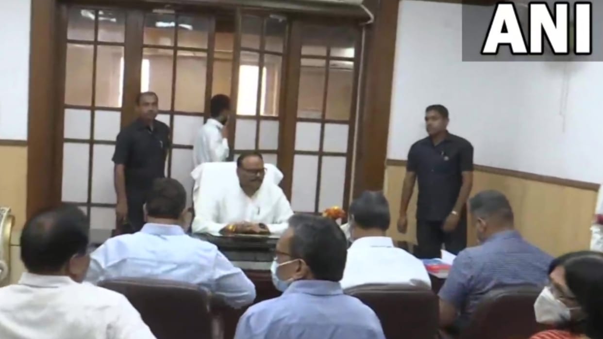 UP Deputy CM Brajesh Pathak takes charge of his post.