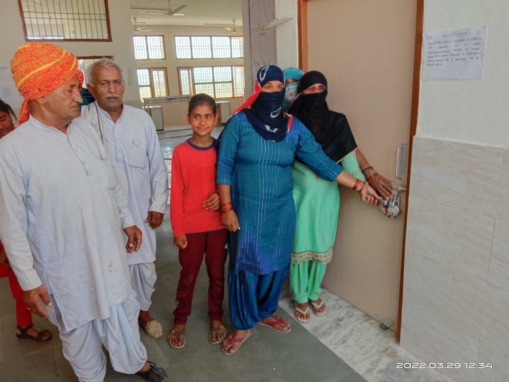 Villagers locked the Bass municipal office