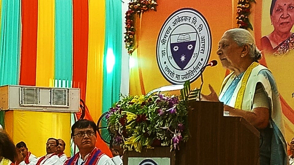 UP Governor Anandiben Patel gets emotional on Kashmiri Pandits issue