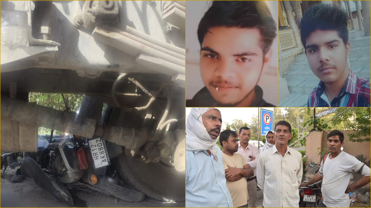 Two students killed in road accident in Rohtak of Haryana