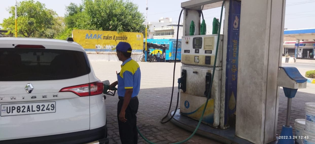 Petrol crossed Rs 100 again in six months