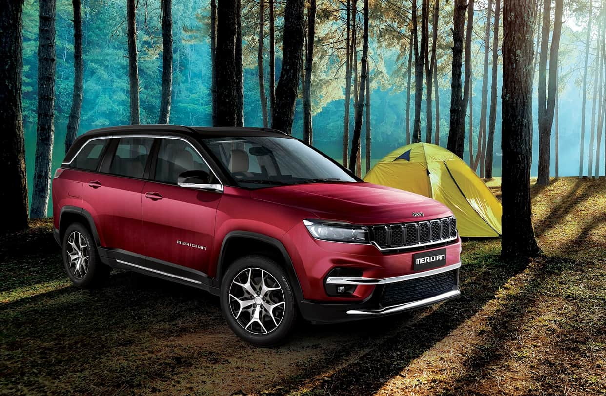 2022 Jeep Meridian SUV Jeep unveils Meridian three-row seven-seater SUV for Indian markets