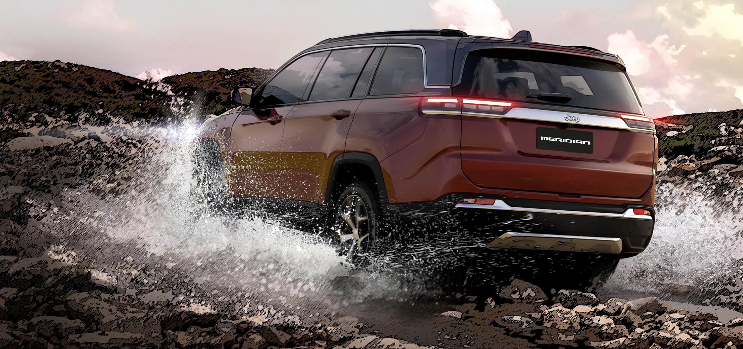 2022 Jeep Meridian SUV Jeep unveils Meridian three-row seven-seater SUV for Indian markets