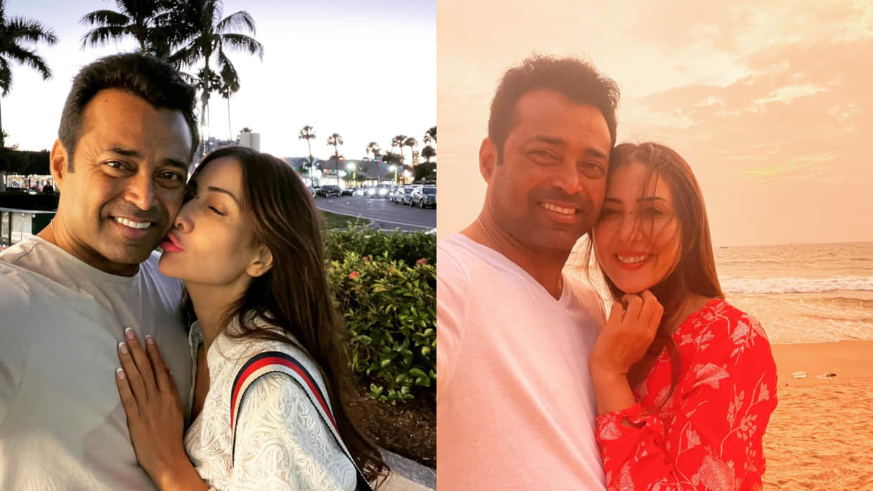 Kim Sharma and Leander Paes celebrate first year of relationship: shared photos on instagram