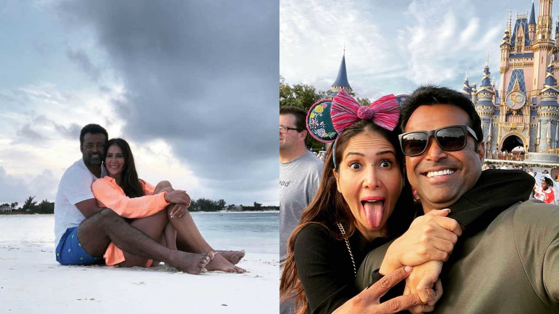 Kim Sharma and Leander Paes celebrate first year of relationship: shared photos on instagram