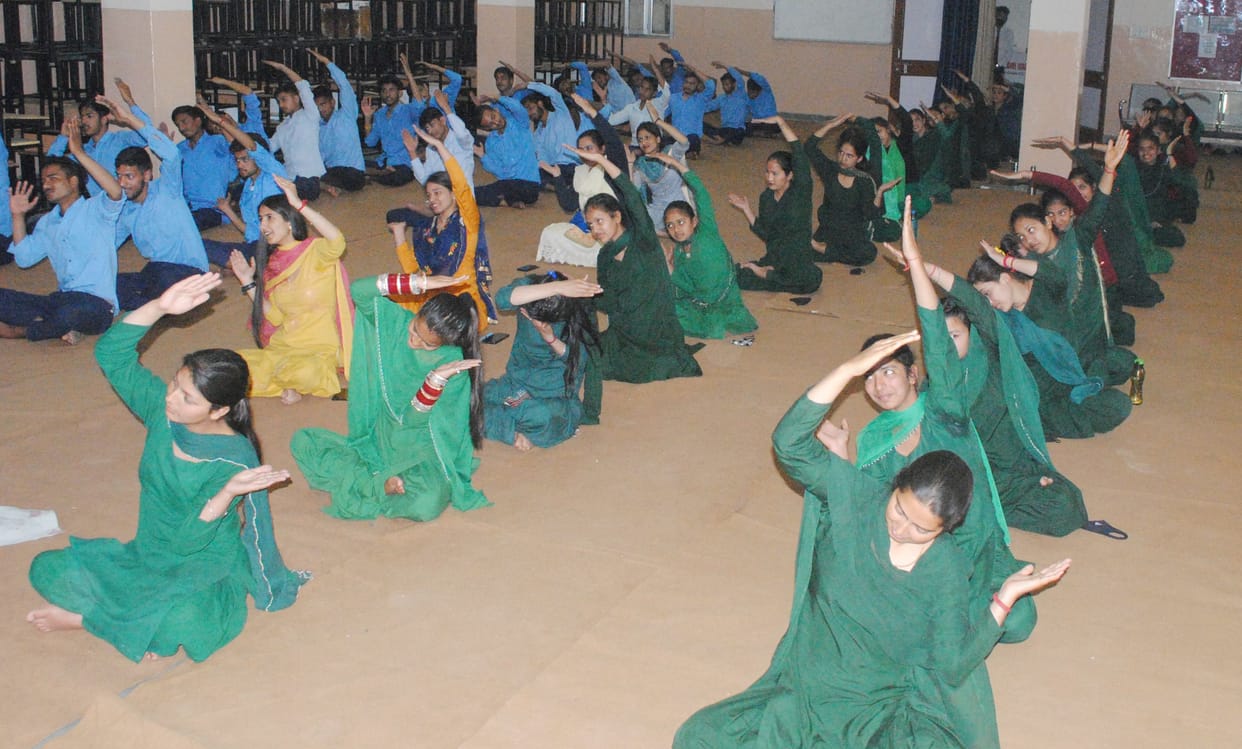 Yoga being done to keep the mind and body healthy