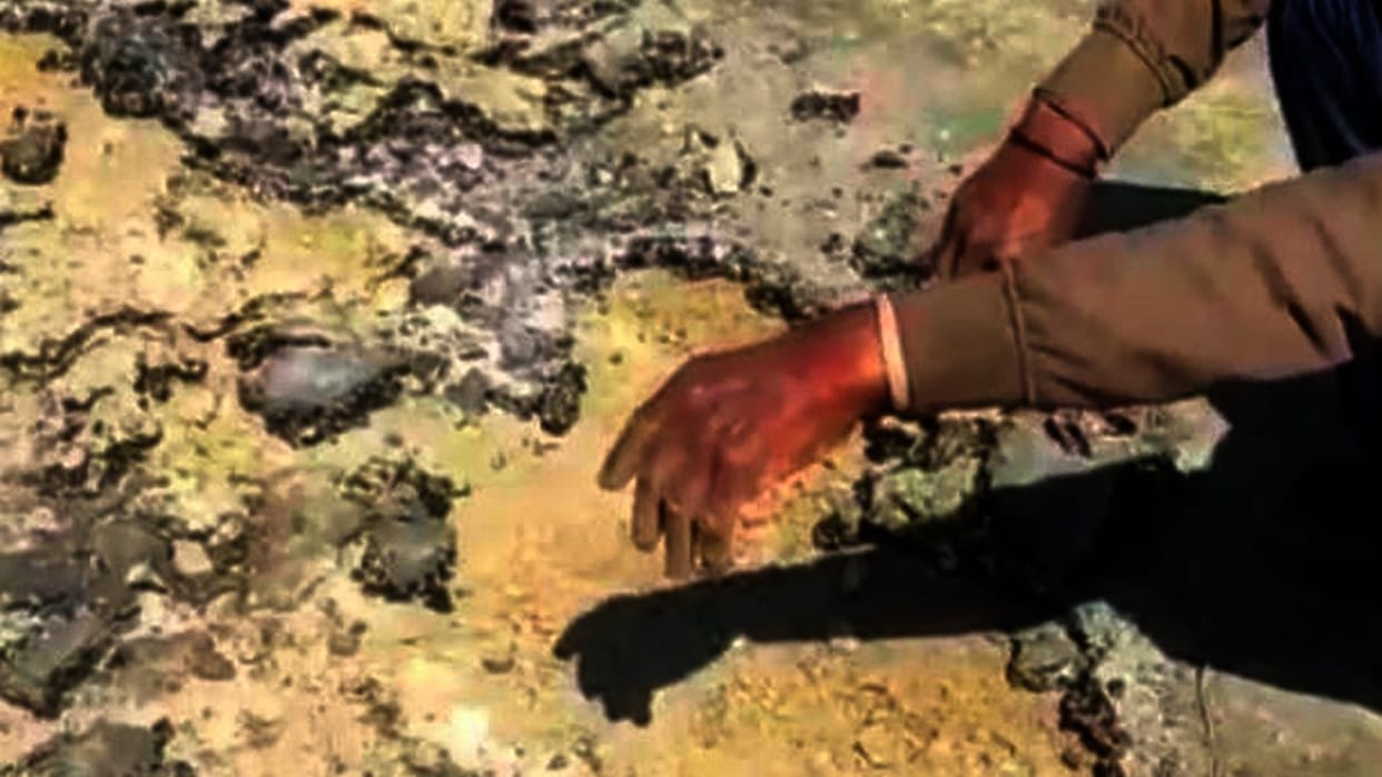 The asphalt of the Molkhakhal-Tilla road was uprooted, instructions for investigation