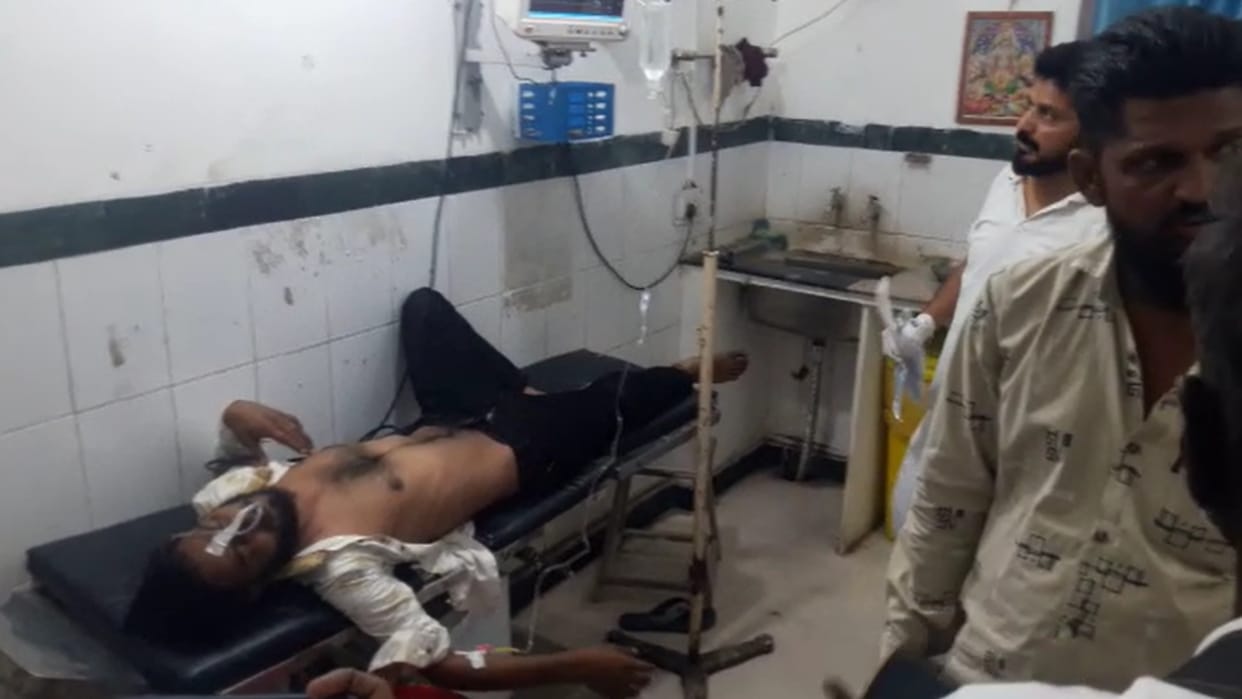Pali Police brutally beat up youth young man ate poisonous substance 