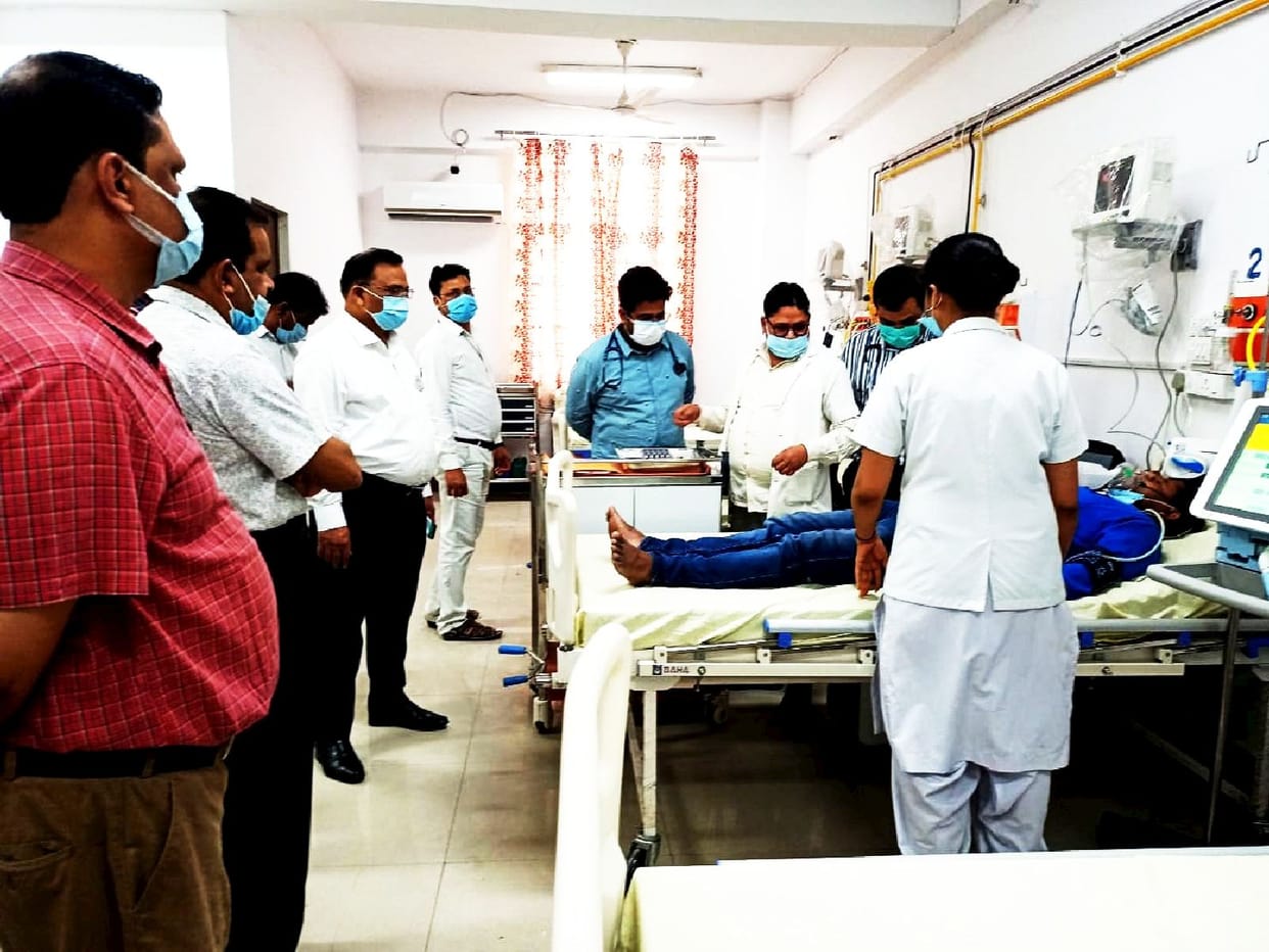 Preparations of health department tested in mock drill
