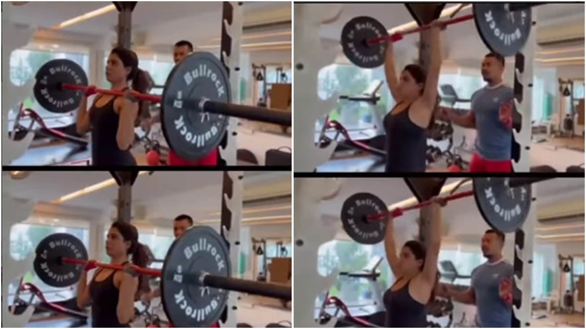 Samantha Ruth Prabhu completes Tiger Shroffs attack challenge shared video of doing workout from gym