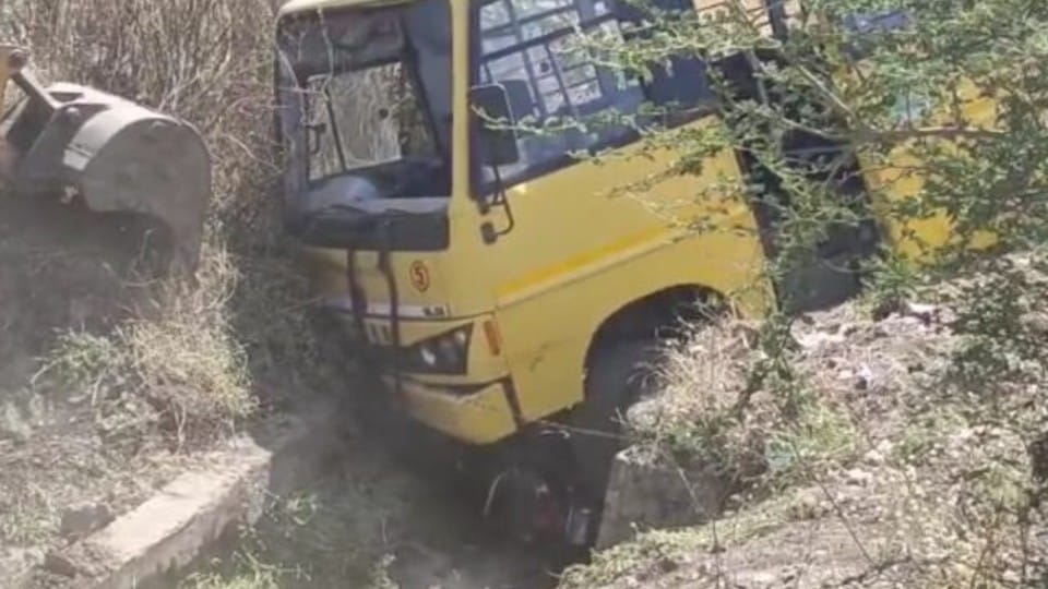 Indore: School bus hit Activa on Super Corridor, three including girl died
