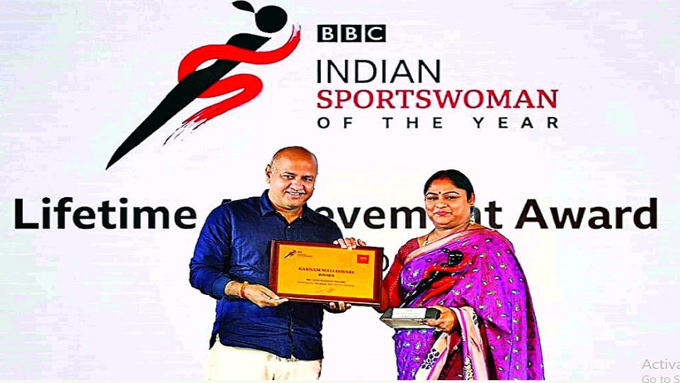 karnam malleswari receives bbc lifetime achievement award