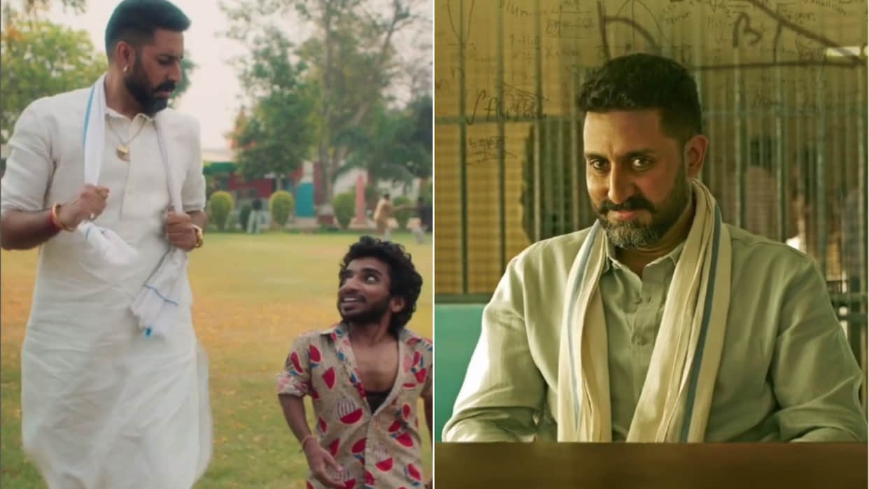Dasvi Movie: Abhishek Bachchan explained the game of chair to a thief for a promotional video Netflix