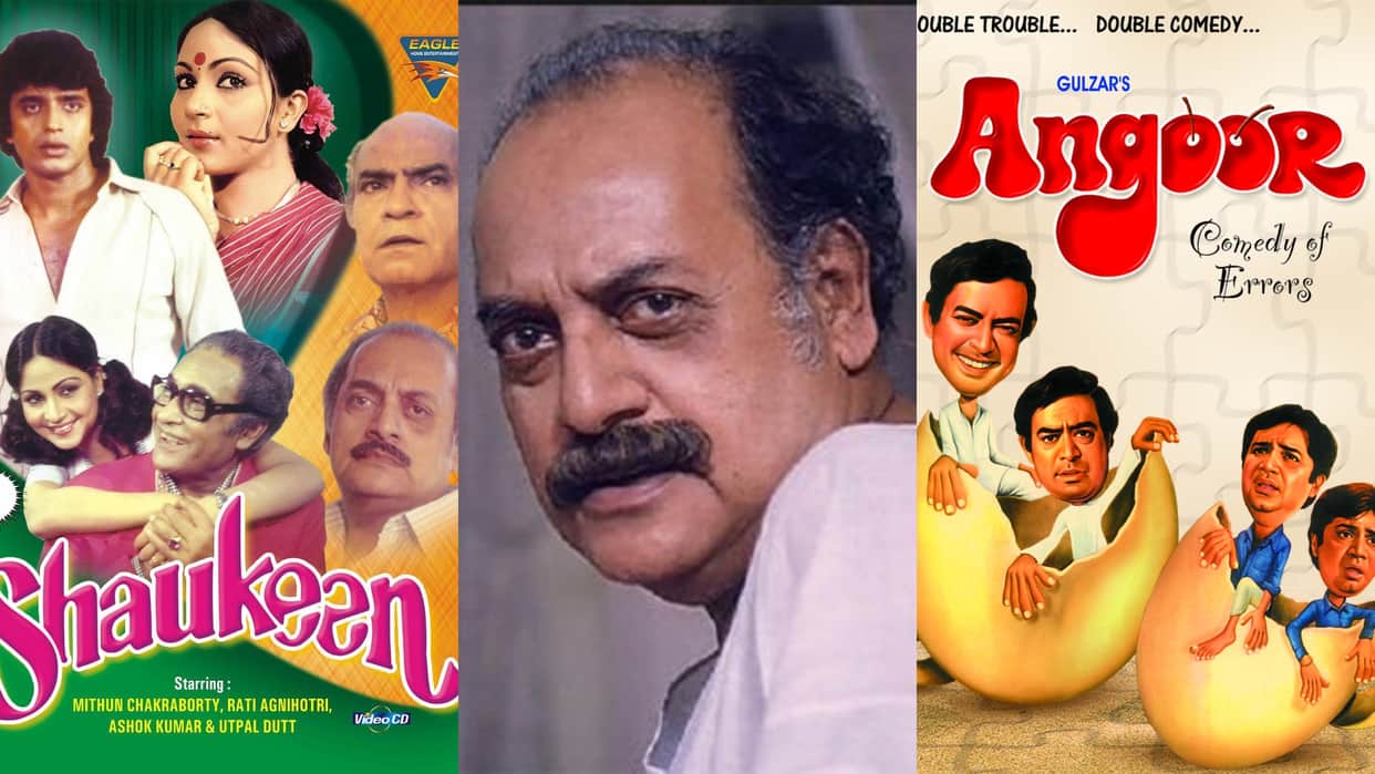 Utpal Dutt 5 Best Comedy Movies Shaukeen Golmaal Naram Garam Kisi Se Na Kehna Angoor