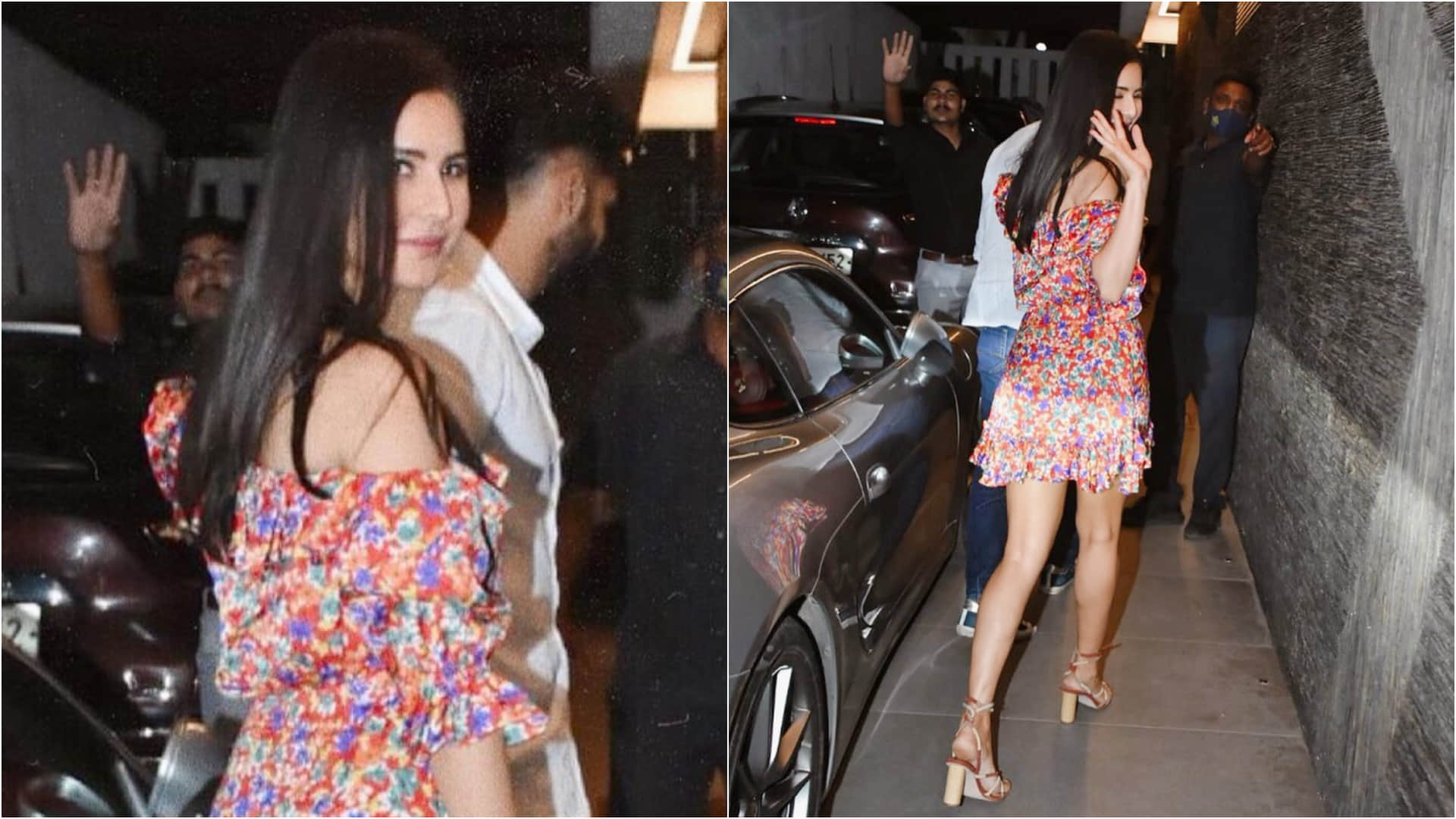 katrina kaif outing with husband vicky koushal wore summer perfect floral mini dress worth 2 lakh