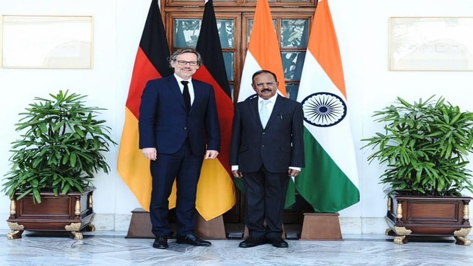 Ajit Doval holds talks with German security and foreign policy adviser
