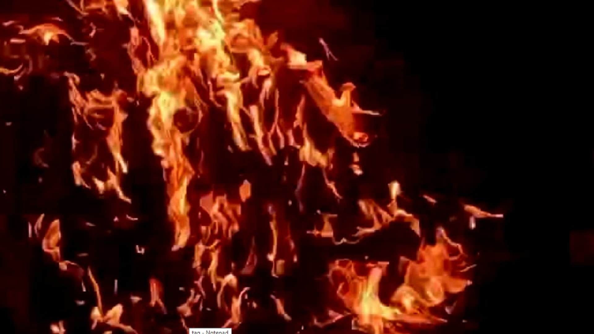 Baghpat News: The fire brigade team extinguished the fire after four hours see photos