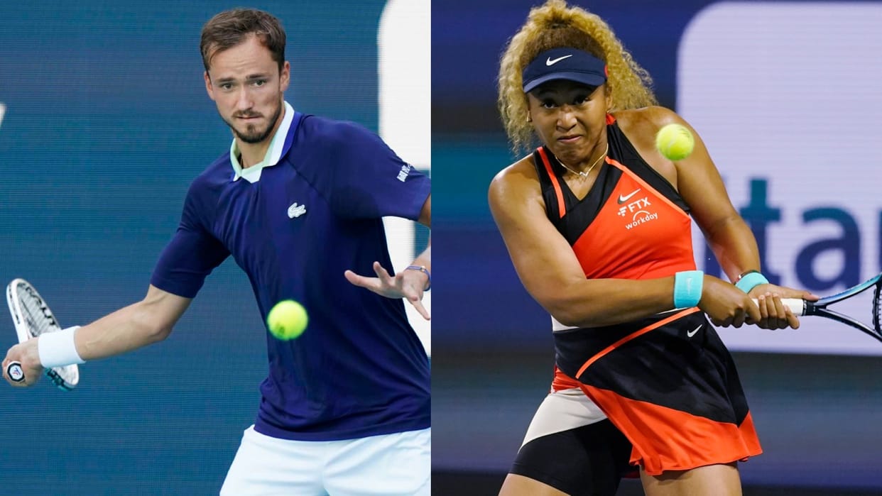 Miami Open 2022 Daniil Medvedev One step away from becoming Number one Naomi Osaka reaches semi-finals for the first time