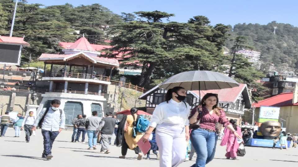 himachal weather today: Heat wave prevailing in plain districts, sweating started in Shimla-Manali