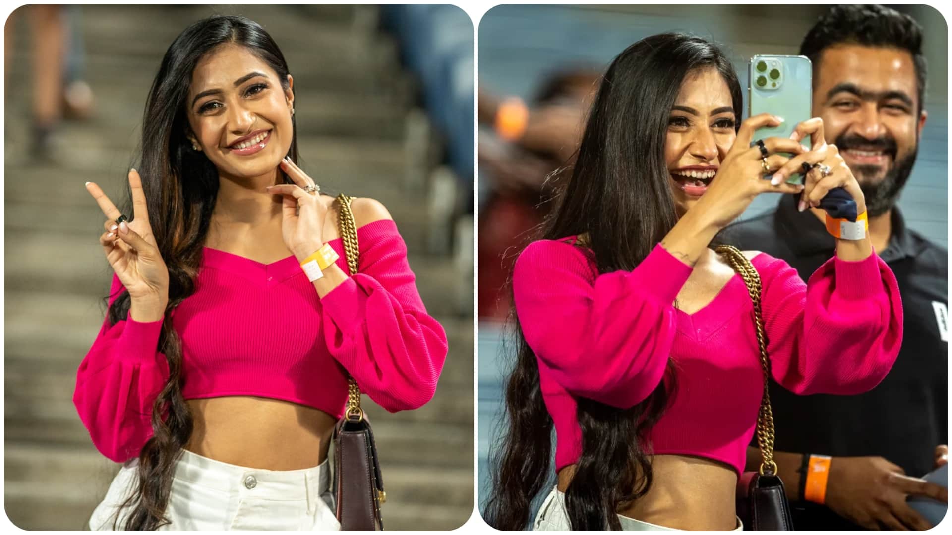 SRH vs RR IPL 2022: Photos of Yuzvendra Chahal Flying Kiss Celebration to wife Dhanashree; Posters of Shane Warne, Sanju Samson Hetmayer Pink Hair, Sunrisers Hyderabad vs Rajasthan Royals IPL 2022 Match Photos at Pune