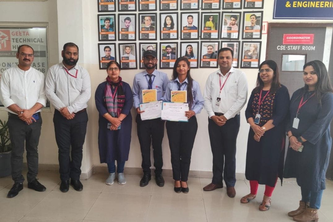 Geeta University first in Technex-2022