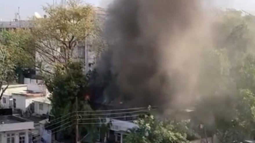 jammu civil secretariat fire brought under control after an hour