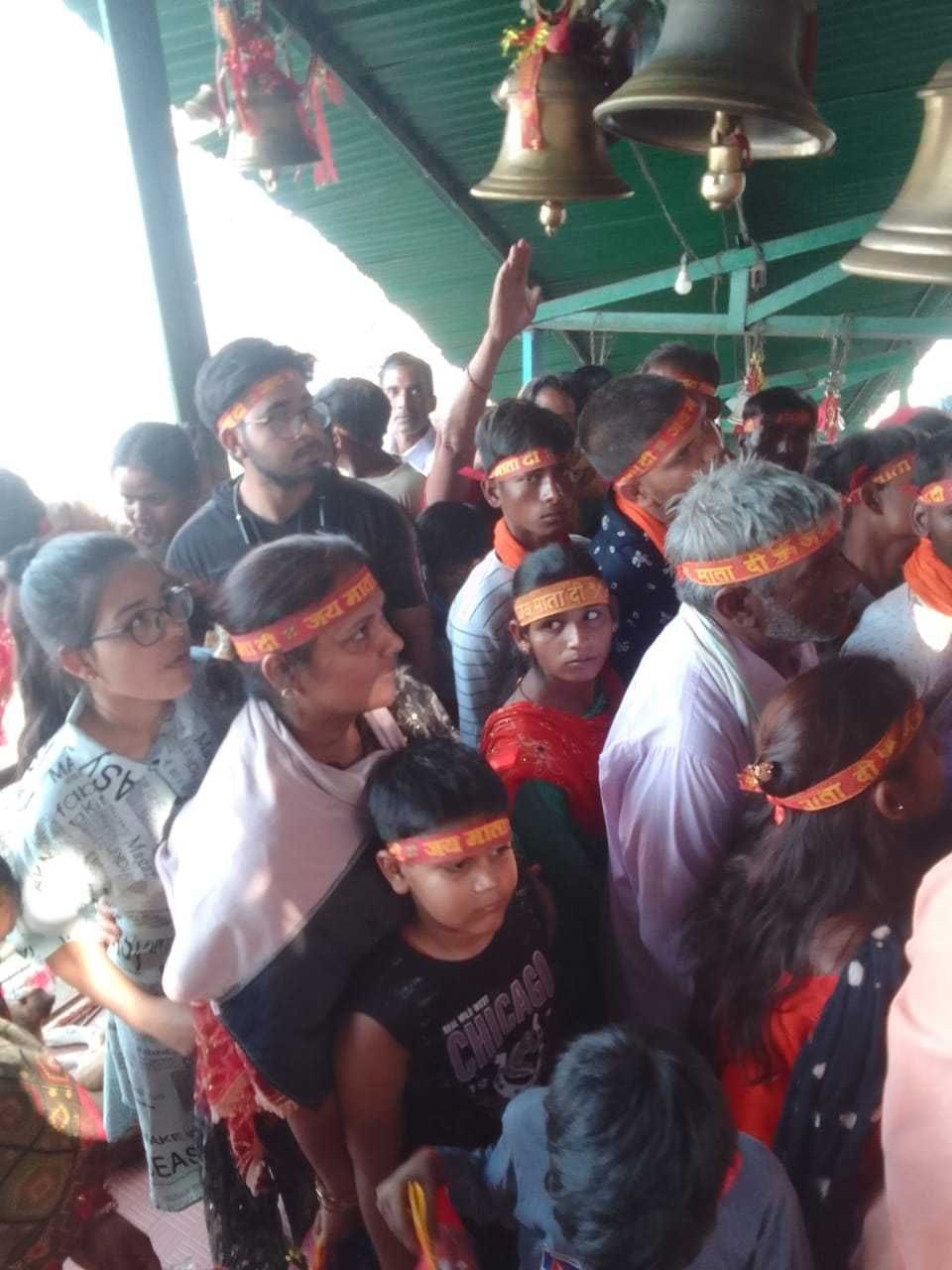 Crowd in Poornagairi Mela