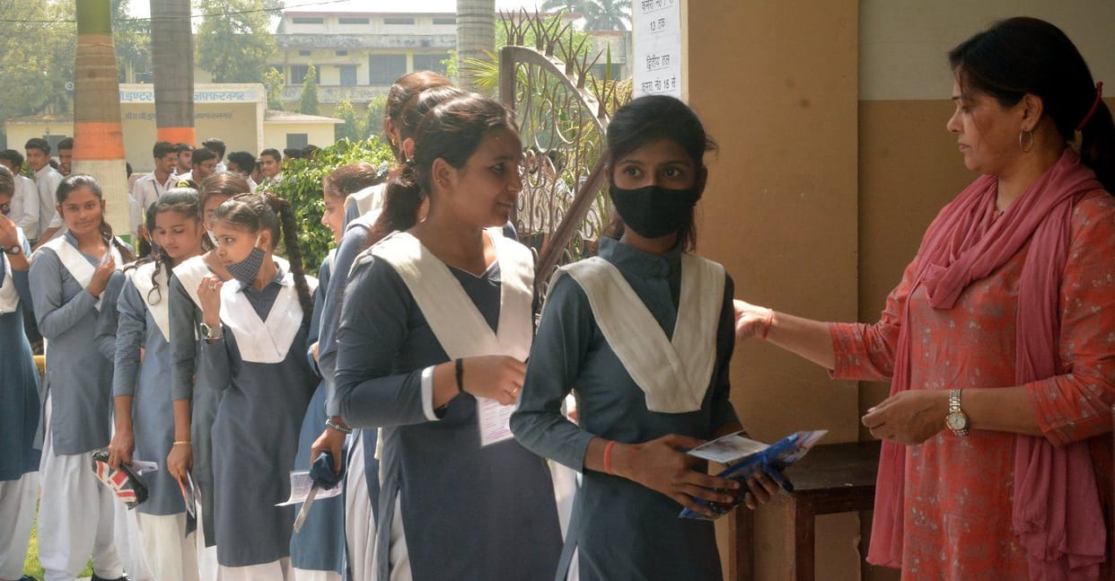 English test held amidst strict monitoring in the district