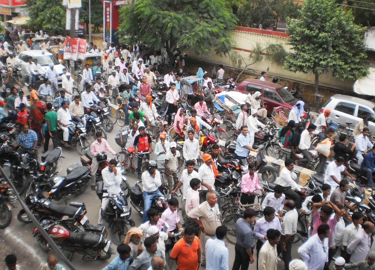 There is no solution from the problem of jam, people are upset