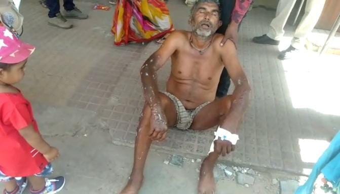 The fire in the hut, the death of the innocent after being caught