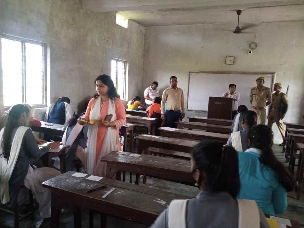 Inter student ran away leaving the answer sheet in the examination hall