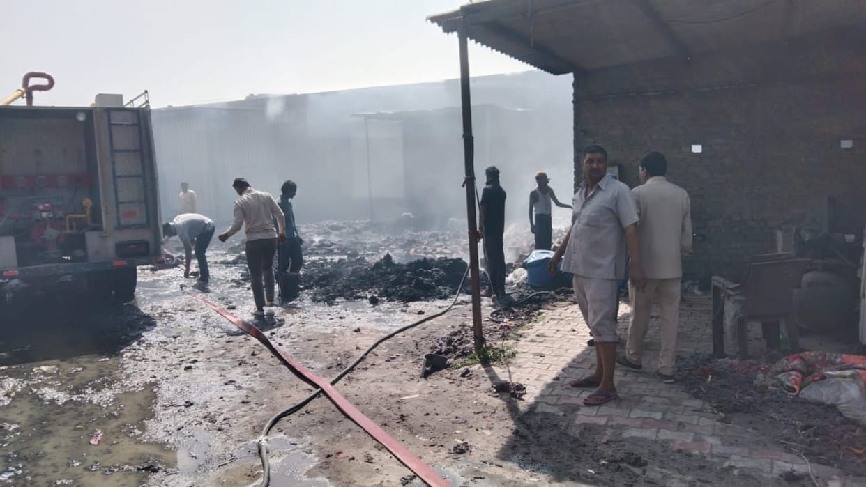 ...and also extinguished the fire in the cotton factory
