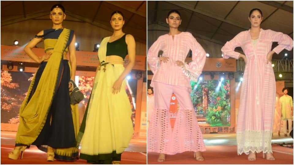 SDM Ritu Suhas catwalk at Taj Mahotsav To encourage Khadi