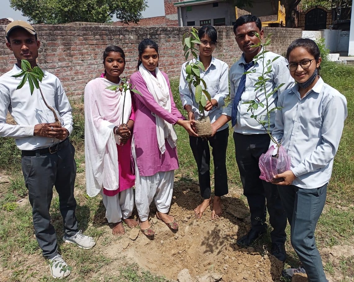 Plantation done in NSS camp