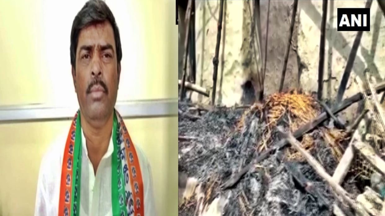 West Bengal House burnt to ashes in South 24 Parganas allegedly due to blast TMC MLA says no Political Colour