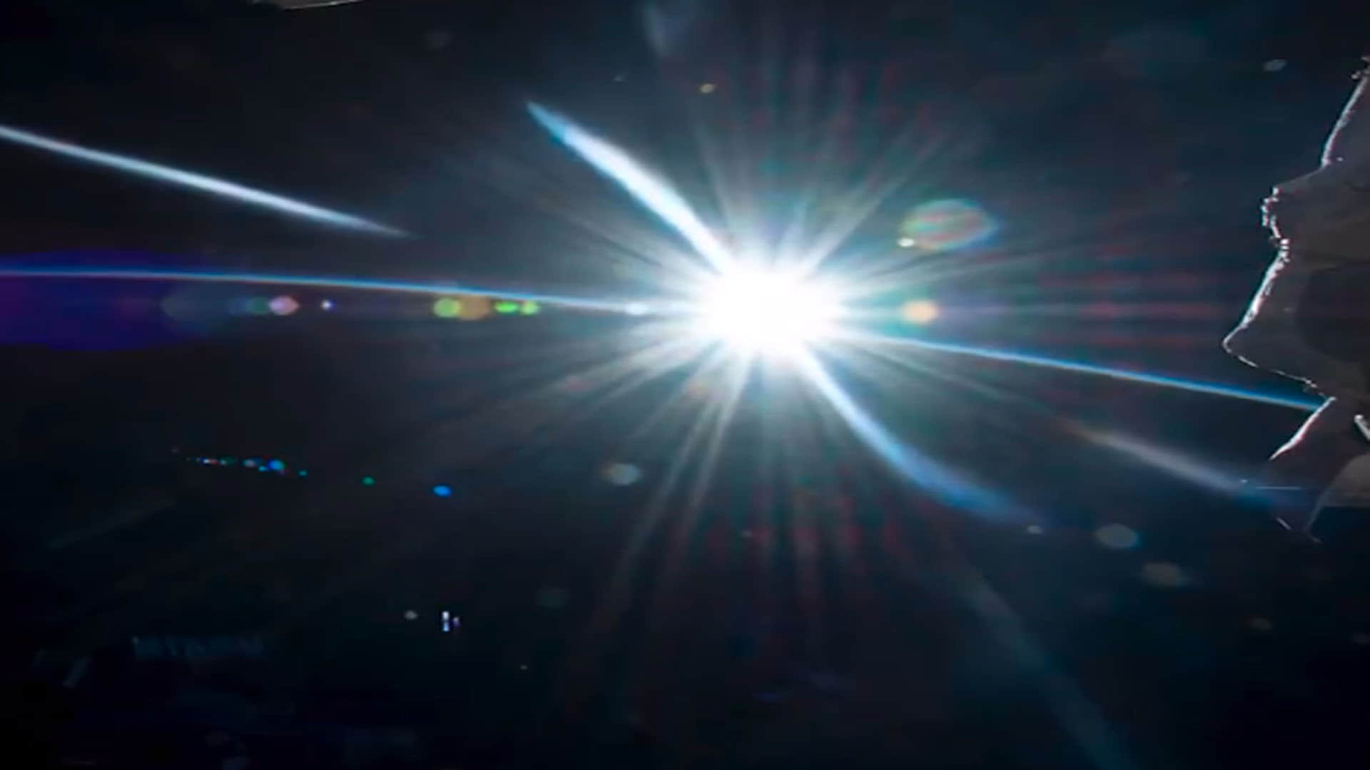 Sunset in Space video what does sunset look like in space watch amazing video