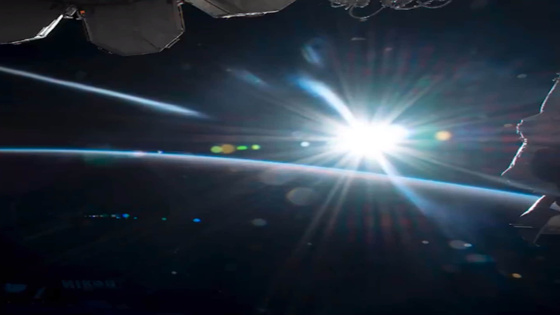 Sunset in Space video what does sunset look like in space watch amazing video
