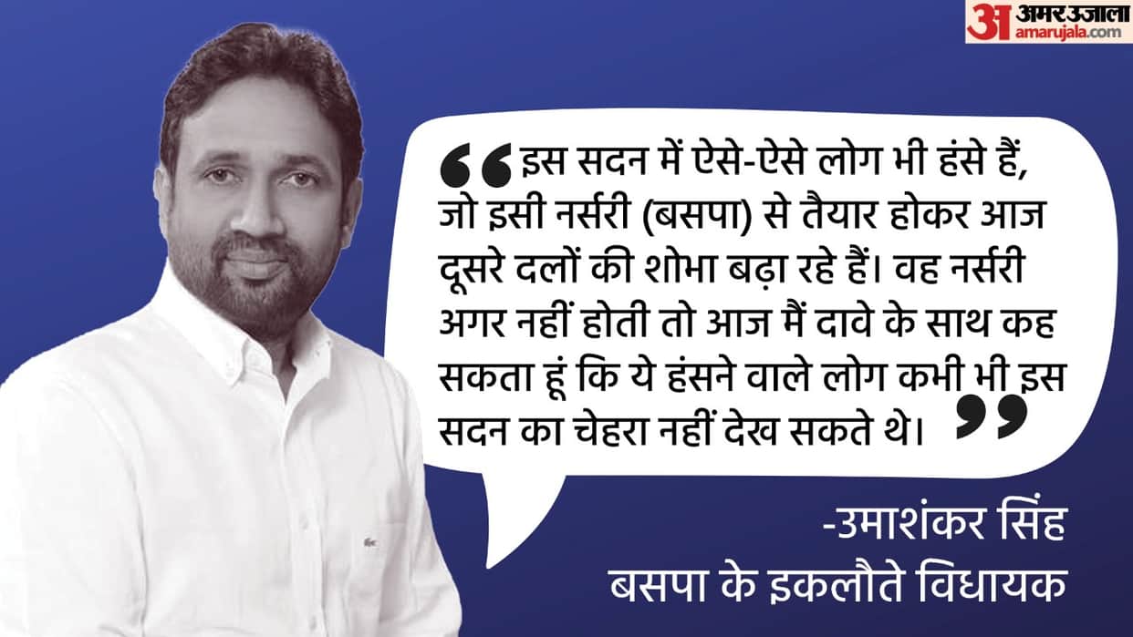 Why BSP MLA Umashankar Singh Furious in UP Assembly Know Behind the Reason in Hindi