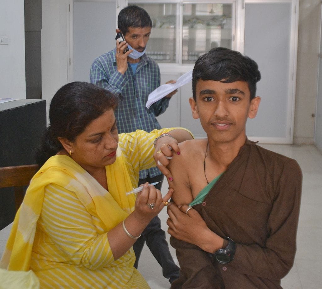 71731 children of 12 to 17 years have taken the first second dose