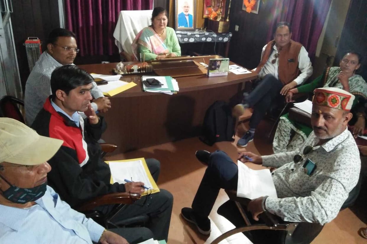 Meeting Of Bageshwar Jila Panchayat
