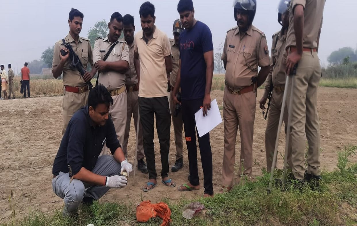 dead body of missing vegetable vendor found in wheat field in ghazipur  chaos in family