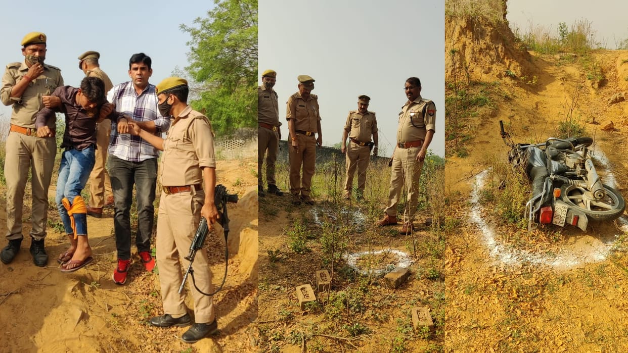 Greater Noida encounter police arrest absconding criminal in murder case